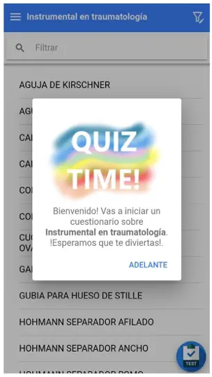 Captura de pantalla de Instrumental En Quirófano en iPhone 5