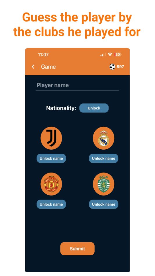 #1. Player Predictor - Soccer Quiz (iOS) 由: Marcelo Laprea