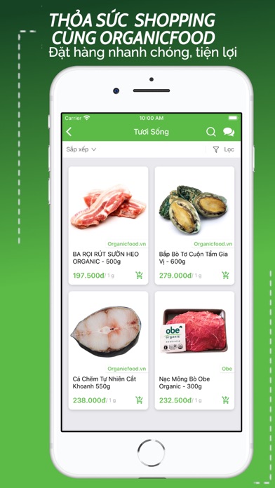 Organicfood Screenshot