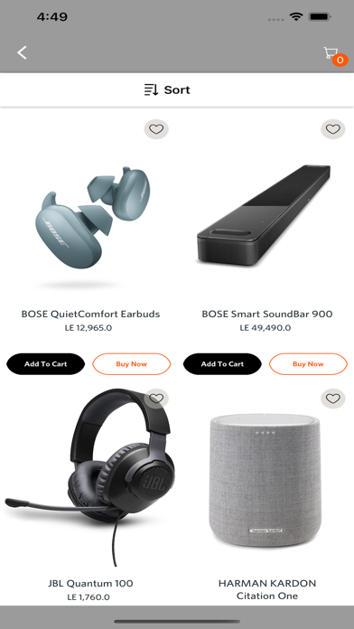 Audio Technology Store Screenshot