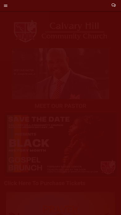 Calvary Hill Community Church Screenshot