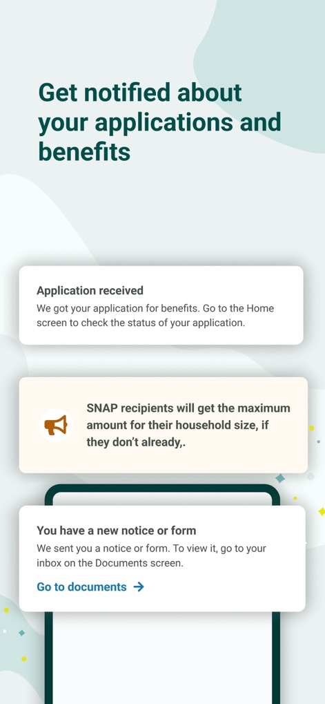Your Texas Benefits - The app keeps users updated with timely notifications regarding application status and alerts for new notices or forms that require attention.