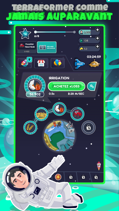 Screenshot #2 pour Terra Adventure: Idle Clicker