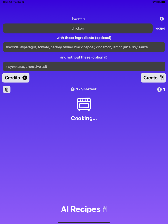 Screenshot #6 pour AI Recipes Diet Meal Plans
