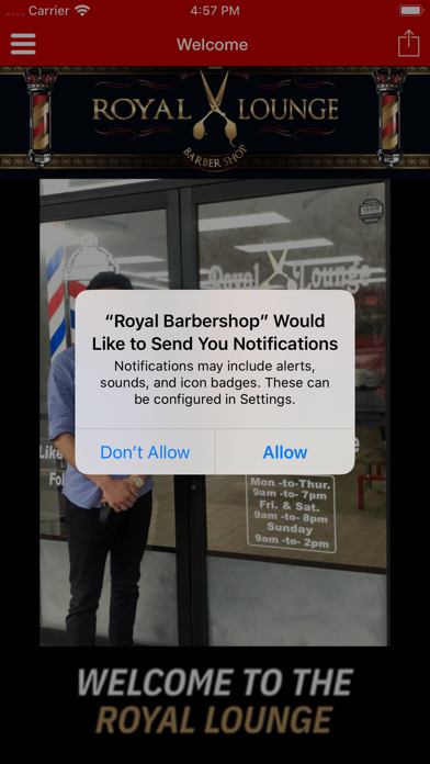 Screenshot #1 pour Royal Barbershop