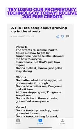 Game screenshot SongWrite: Generate Lyrics hack