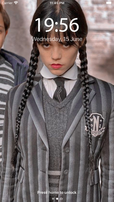 Addams Wednesday S2 Wallpaper Screenshot