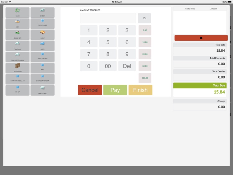 Stratus Retail Mobile Control