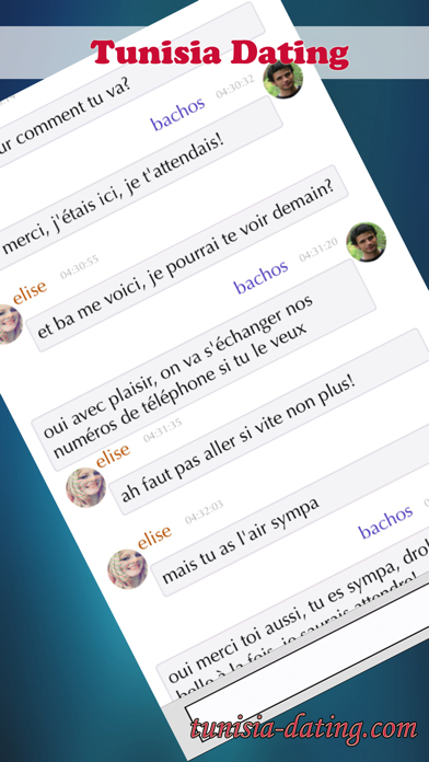Tunisia Dating - Chat Screenshot