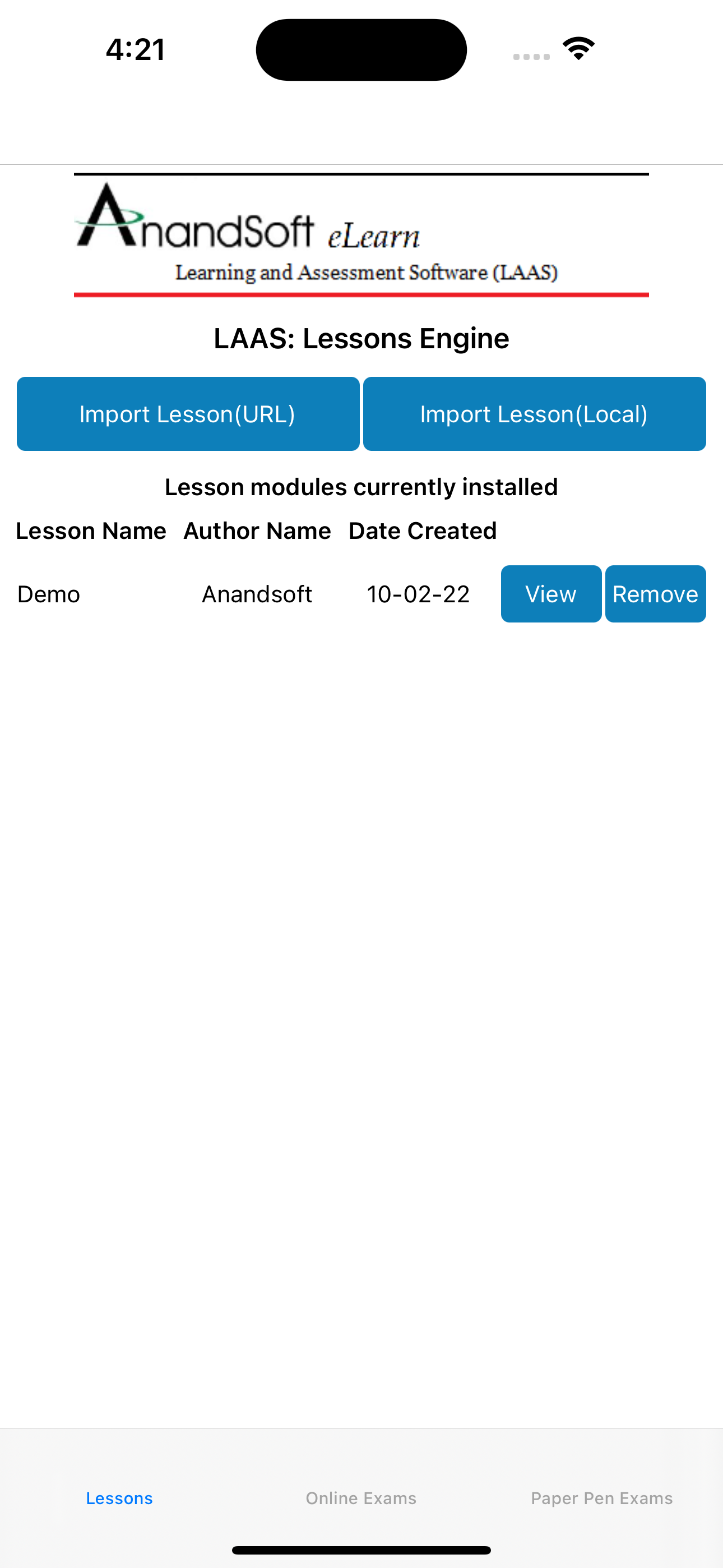 LAAS Exam Engine