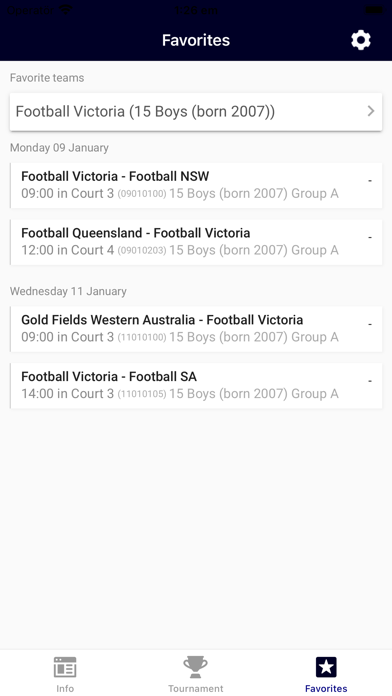 National Futsal Championships Screenshot
