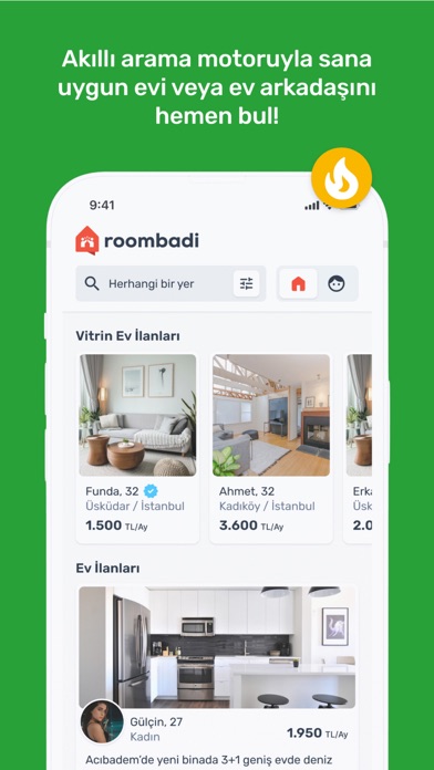 Roombadi- Ev Arkadaşı Bul!