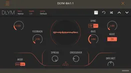 dlym - delay modulator iphone screenshot 2