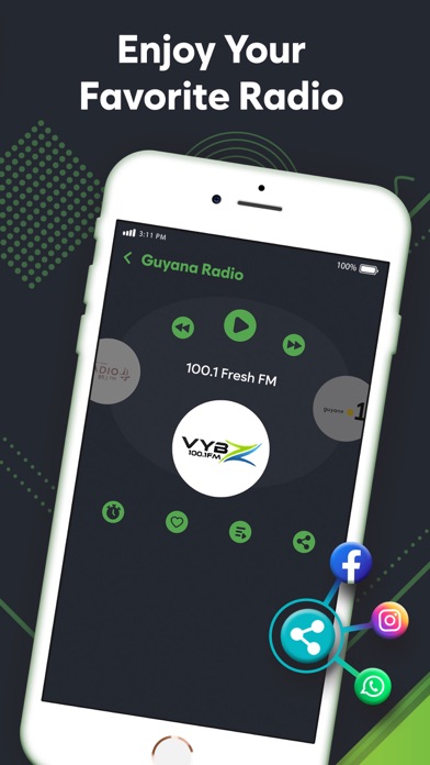 Live Guyana Radio Stations Screenshot