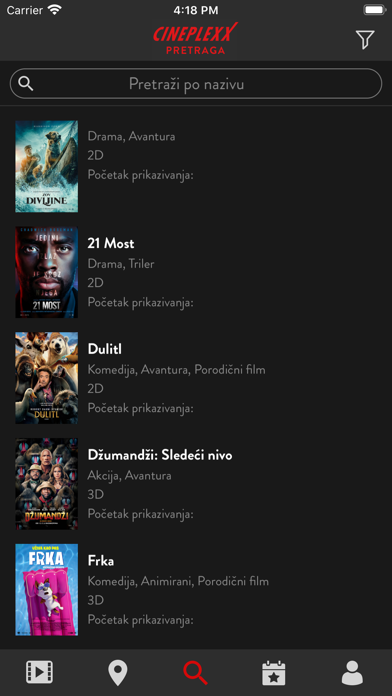 Cineplexx RS Screenshot