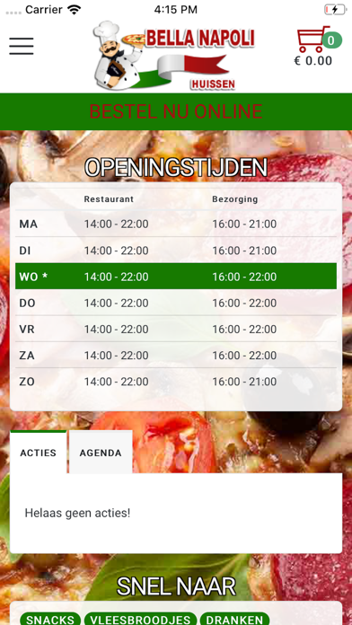 Bella Napoli Huissen Screenshot