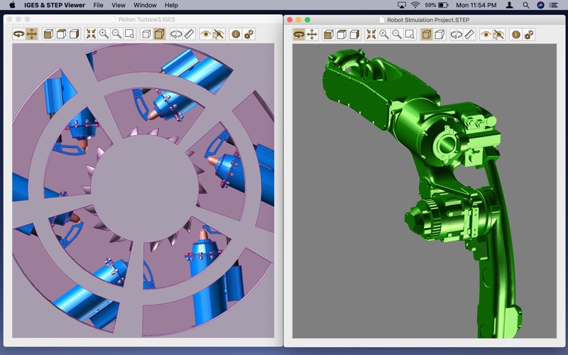 Screenshot #1 pour IGES & STEP Viewer