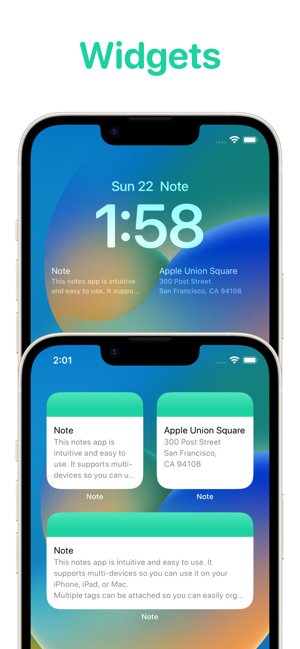 ‎Note: Widget Notes App Screenshot
