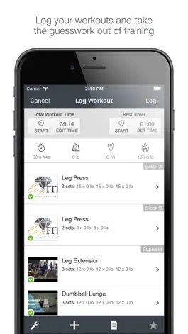 Game screenshot LuxFit Training apk