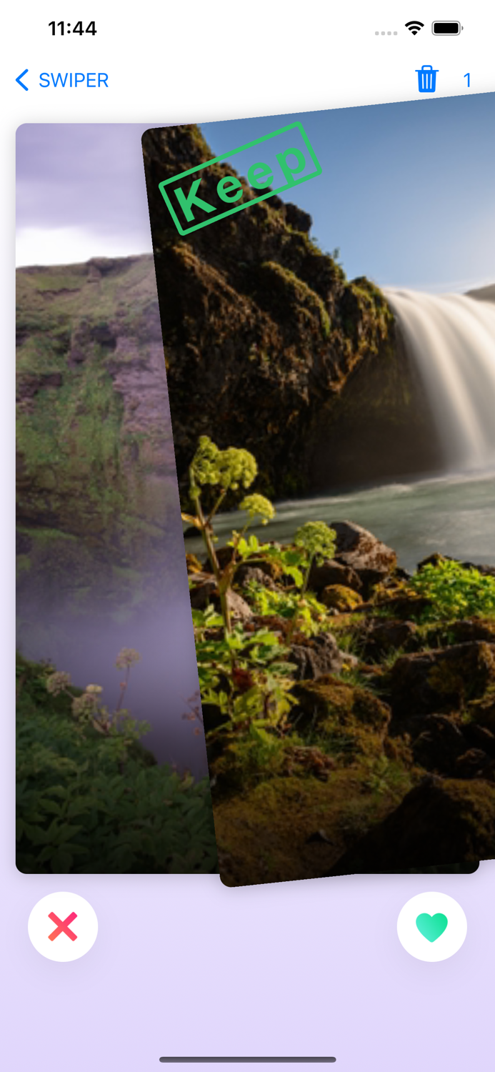 Swiper Clean Your Gallery