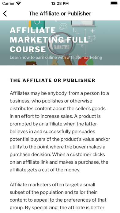 Affiliate Marketing Course Screenshot