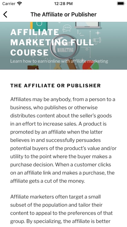 Affiliate Marketing Course screenshot-3