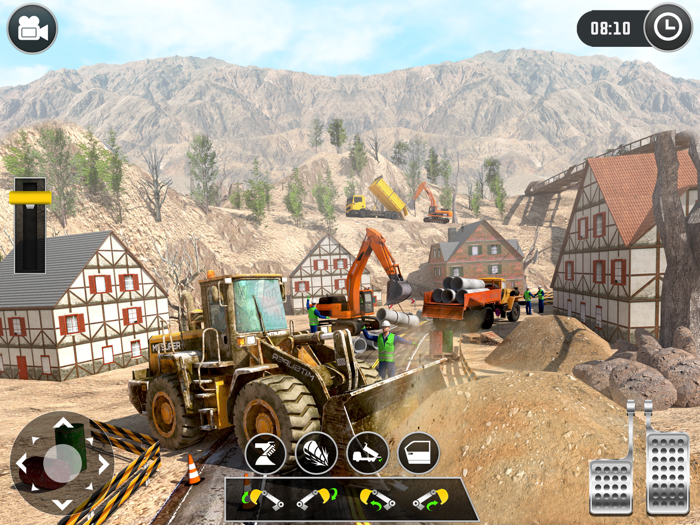 Construction Excavator Games