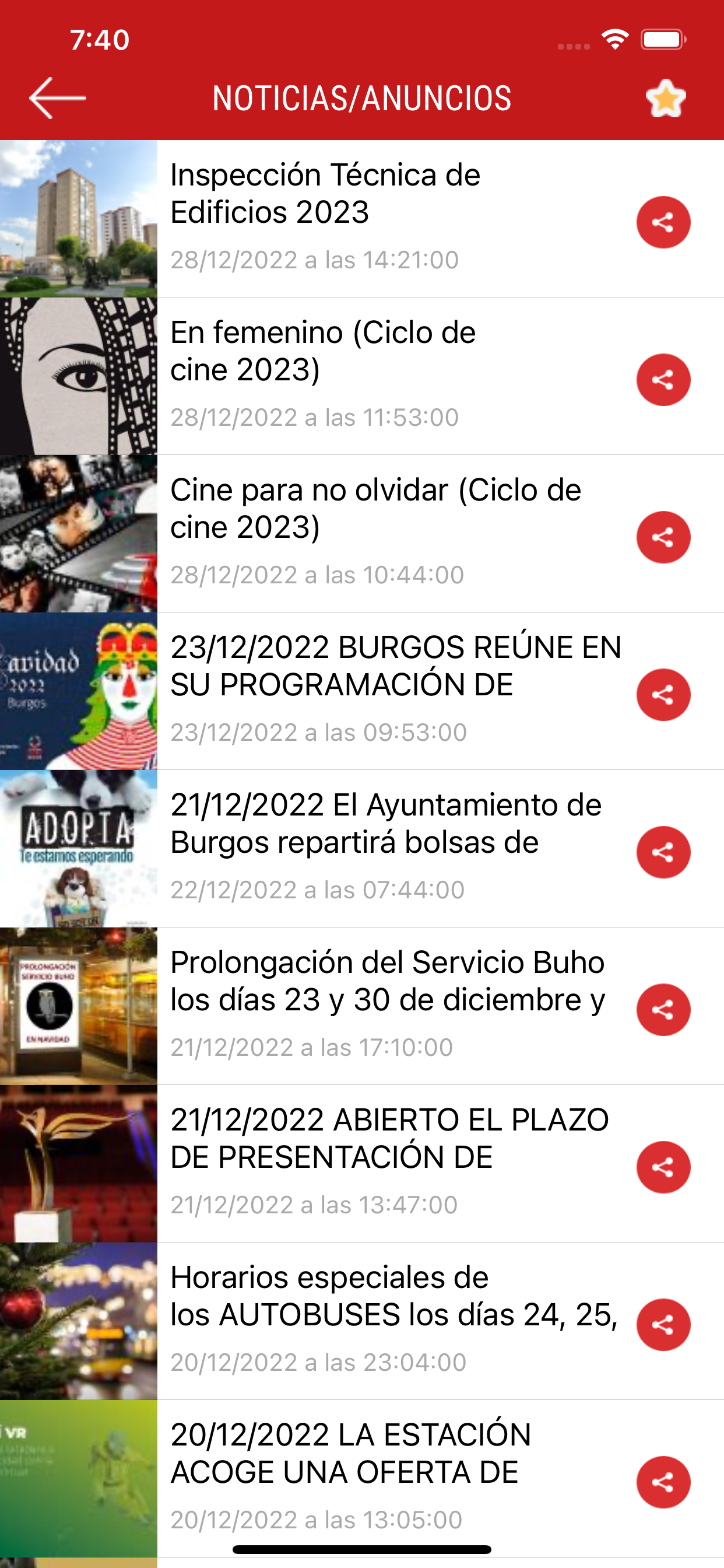 Burgos al móvil.