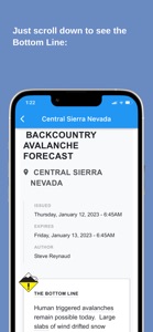 Avalanche Forecasts screenshot #4 for iPhone