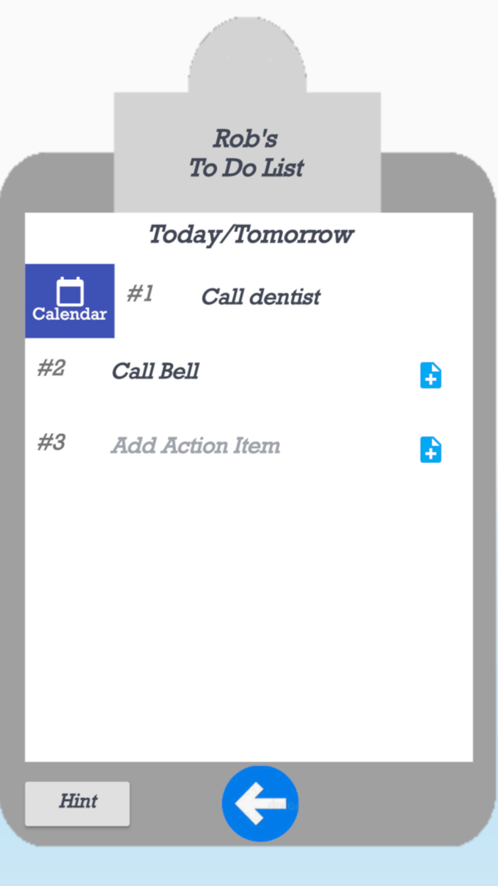ToDoList/Aide-Memoire