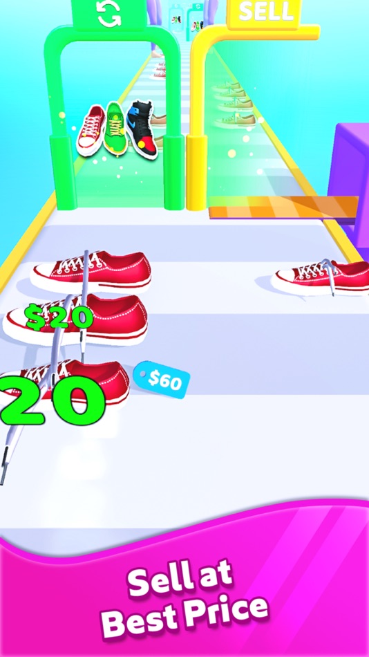 #4. Shoe Stack Runner Game (iOS) 由: Syed Muhammad Sadiq Husaini