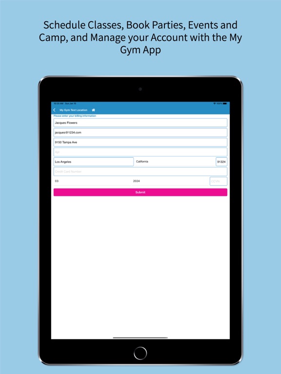 My Gym Children's Fitness iPad screenshot
