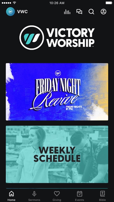 Victory Worship Church Screenshot