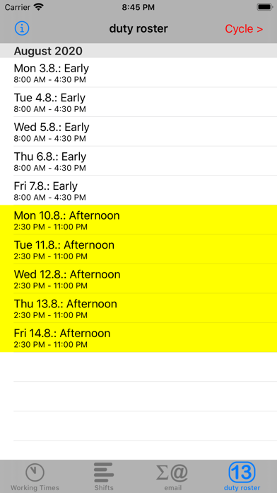 ClockOn Take Your Time Screenshot