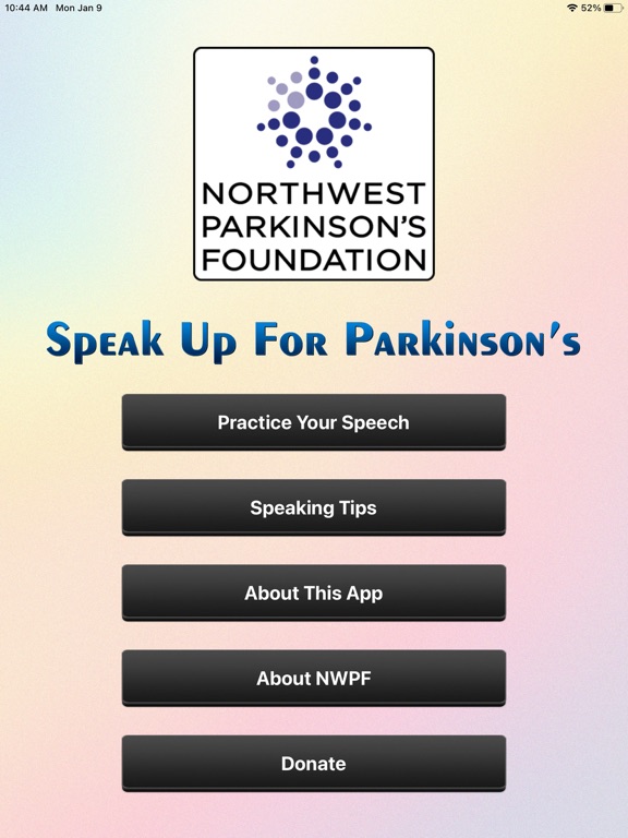 Screenshot #4 pour Speak Up For Parkinson's
