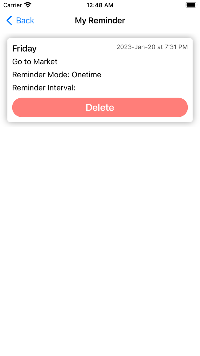 Reminder - Be Notified