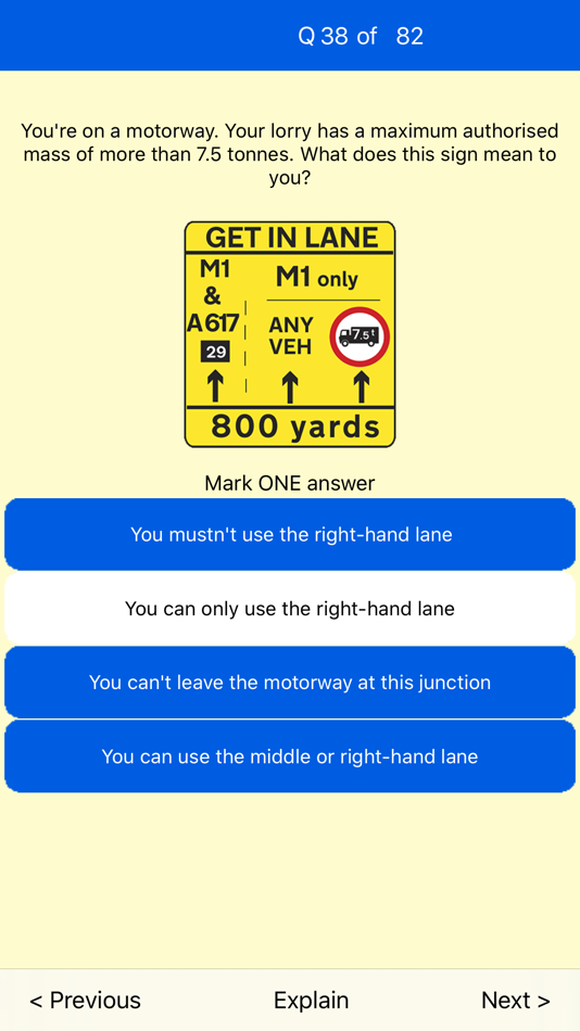 #7. LGV / HGV Lorry Theory Test UK (iOS) 게시자: Sola Fide