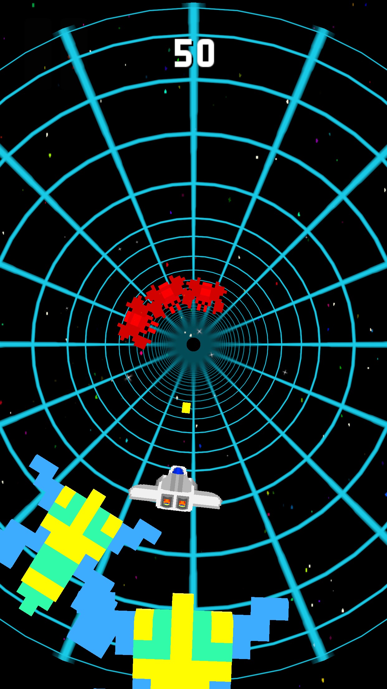 Screenshot do app Spaceholes - Arcade Watch Game