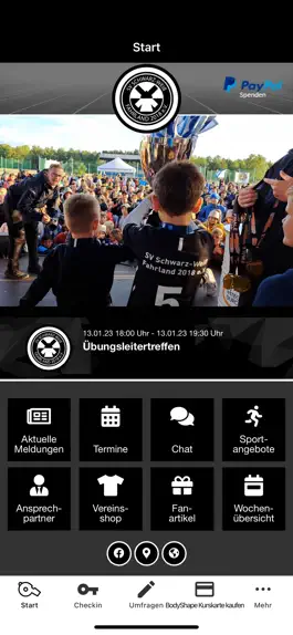 Game screenshot SV Schwarz-Weiß Fahrland 2018 apk
