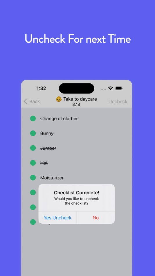 #5. Daily Checklist: CheckYourList (iOS) 由: Spencer Walden