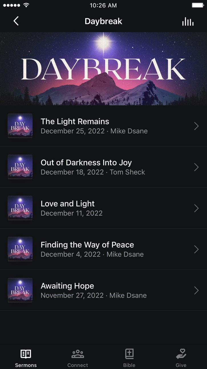 iPhone screenshot