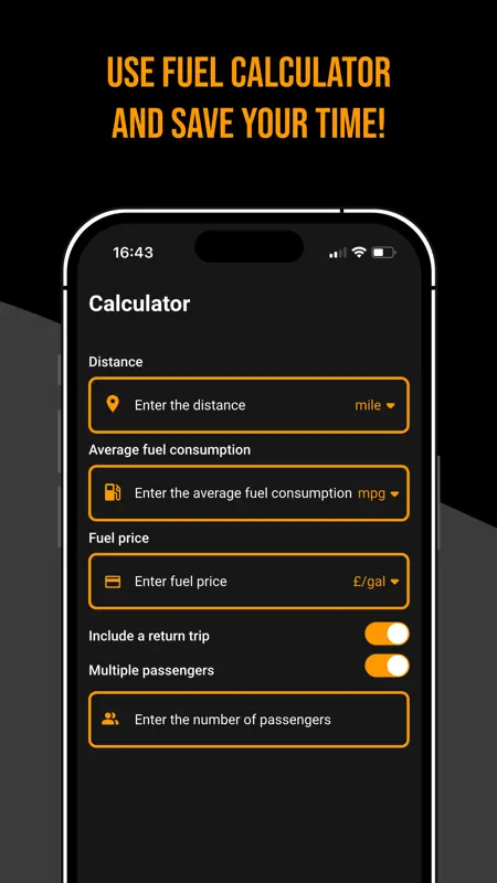 Fuel Calculator - Pro screenshot 1 of 3