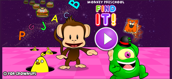 Monkey Preschool Find It