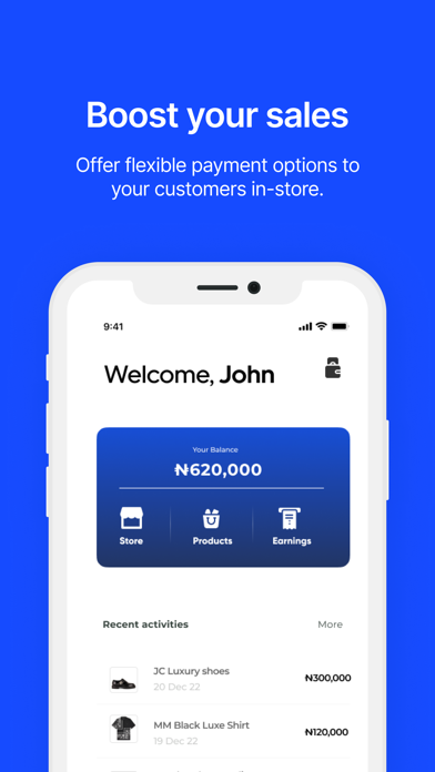 Odiopay Seller App Screenshot