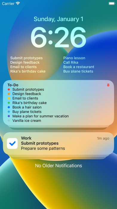 Screenshot #3 pour To-Do List Widget Reminders