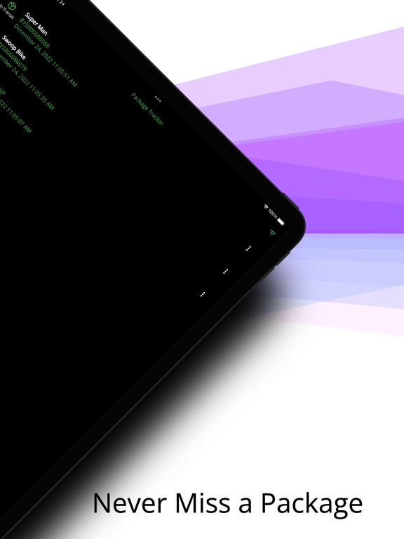 Package Hub - Delivery Tracker iPad screenshot 2 - Shopping app