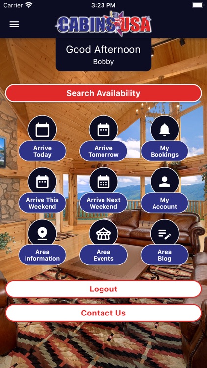 Cabins USA Guest App