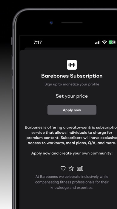 Barebones Fitness Screenshot