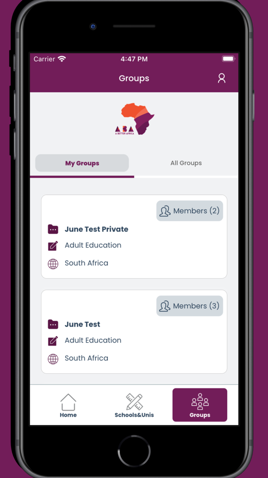 #3. A Better Africa (iOS) By: Concursive