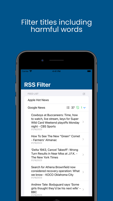 RSSFilter Screenshot 2 - AppWisp.com RSSFilter Screenshot 2 - AppWisp.com